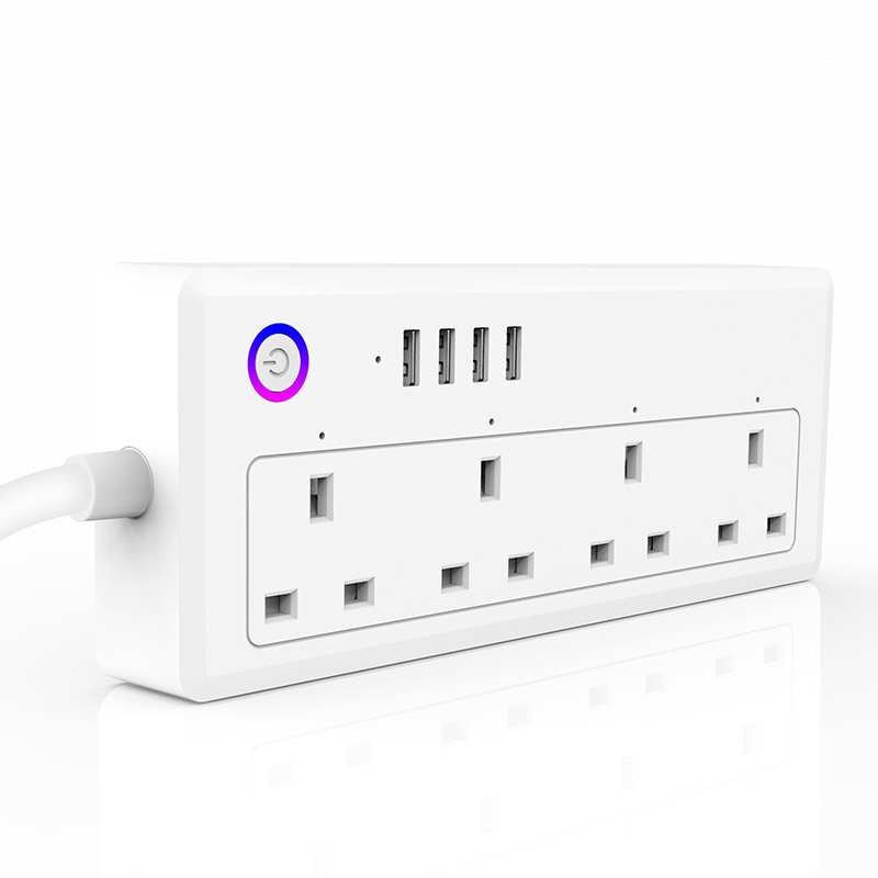 Smart socket Plug USBx4 Alexa voice control APP Remote Smart WiFi Socket