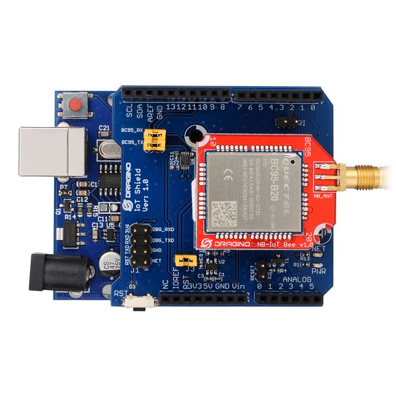 NB-IoT Shield QG96 module Support different NB-IoT Bands Low power consumption Wide area coverage NB-IoT module