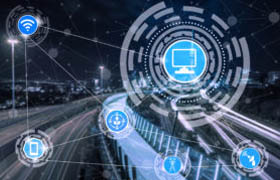 Smart city and wireless communication network.